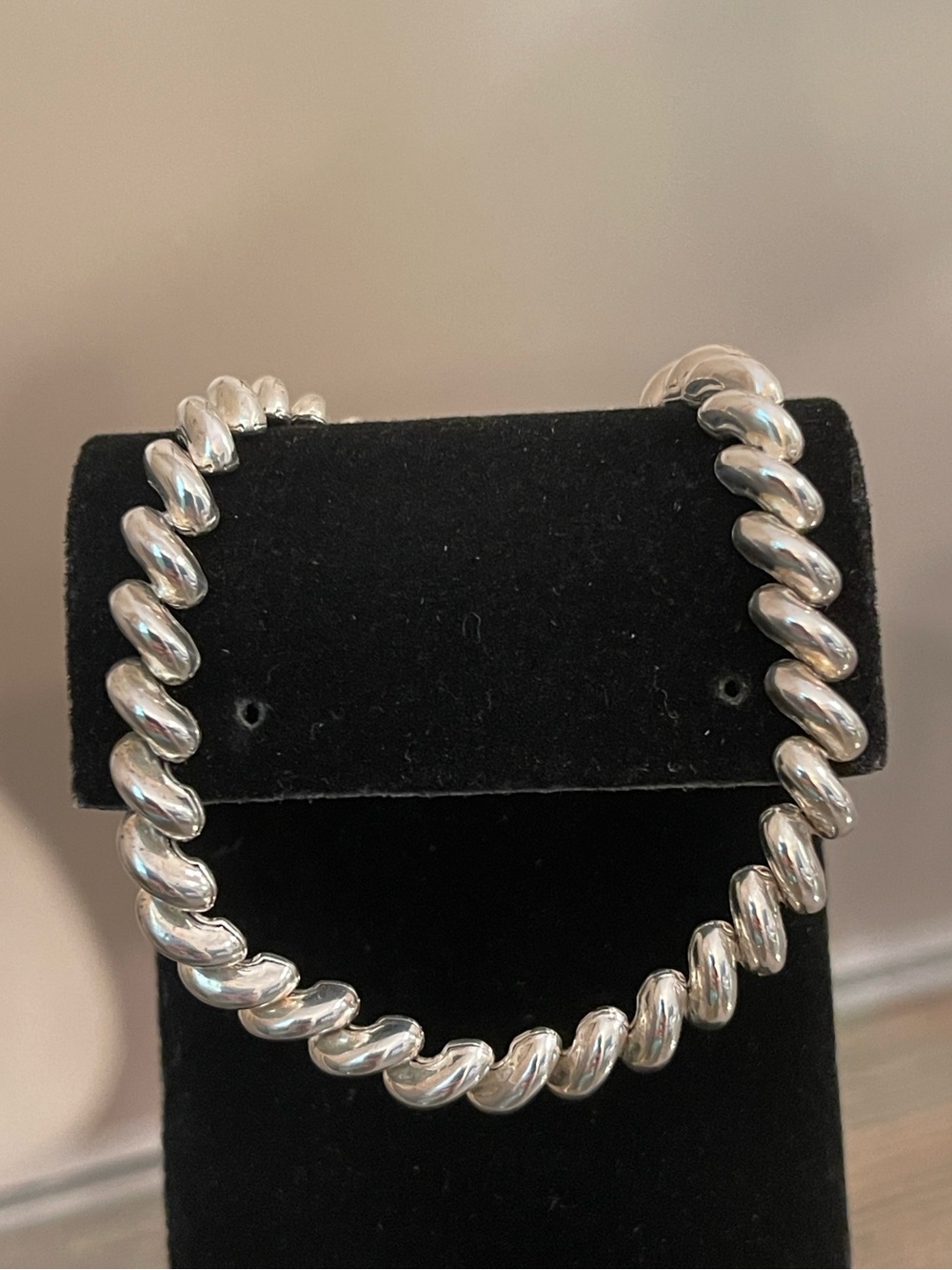 ATI Sterling Silver 925 Italy 7" Petite San Marco Bracelet 7.1 Grams - Picture 16 of 17